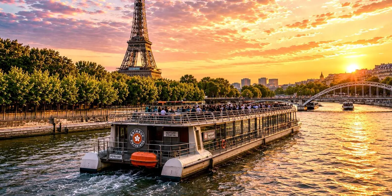 Paris: Seine Cruise from the Eiffel Tower & Crepe Tasting